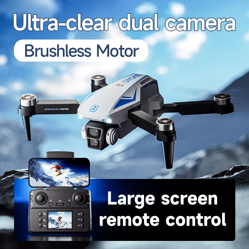 Photography Drone - Радиоуправляемый дрон с двойной камерой, бесщеточная