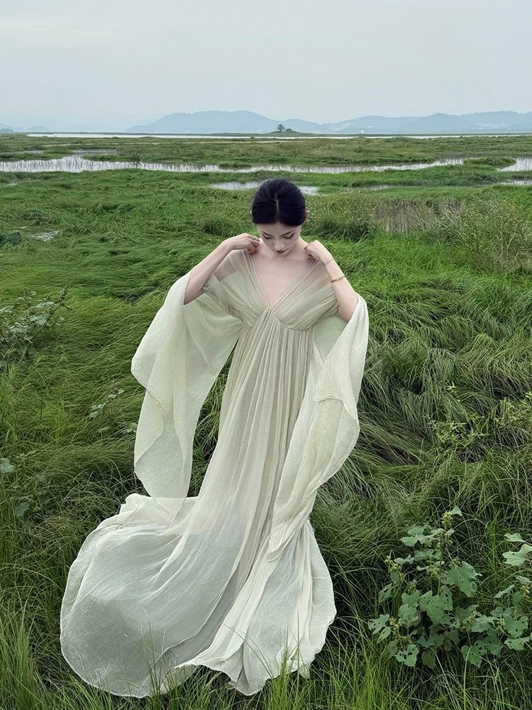 Photography Zen - Новое длинное платье в китайском стиле