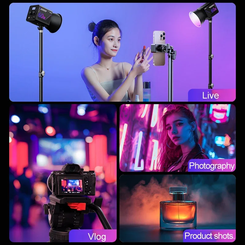 RGB видео светильник портативн – обзор и цена Strobe Light Studio