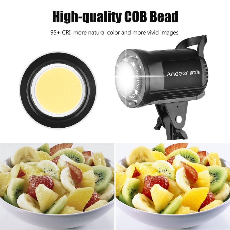 Andoer LM135Bi Портативный све – обзор и цена Strobe Light Studio