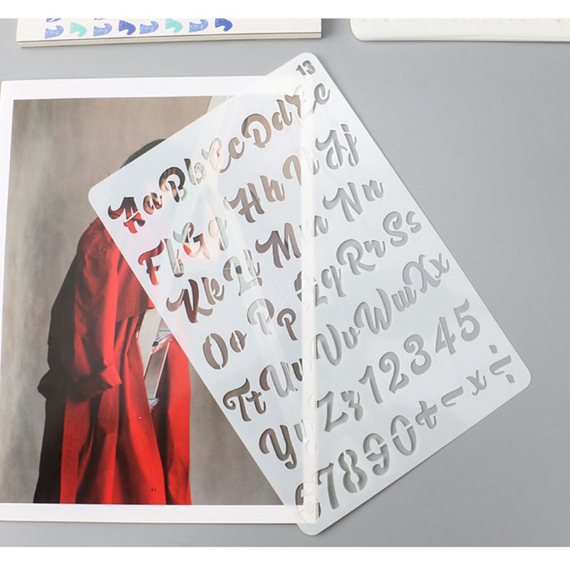 20 шт./набор, трафареты с букв – обзор и цена Photography Font