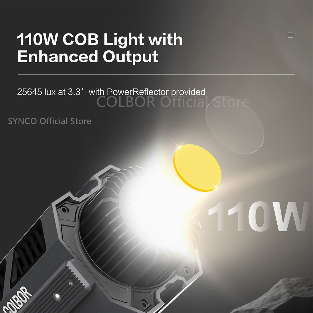 Светодиодная лампа COLBOR CL10 – обзор и цена Strobe Light Studio