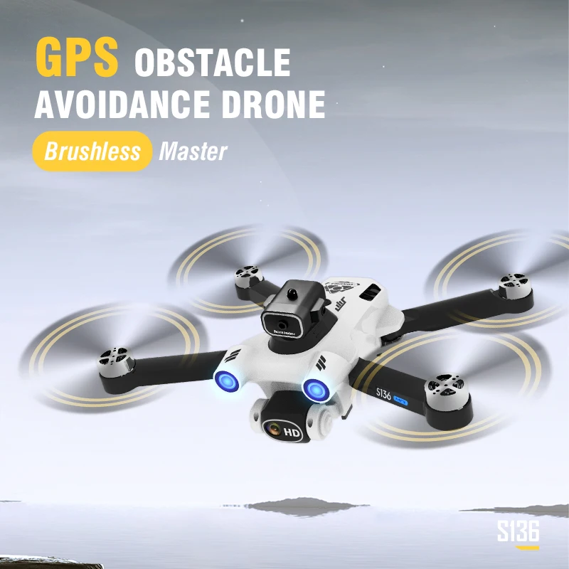 Дрон S136 Pro Ultra RC с двумя – обзор и цена Photography Drone